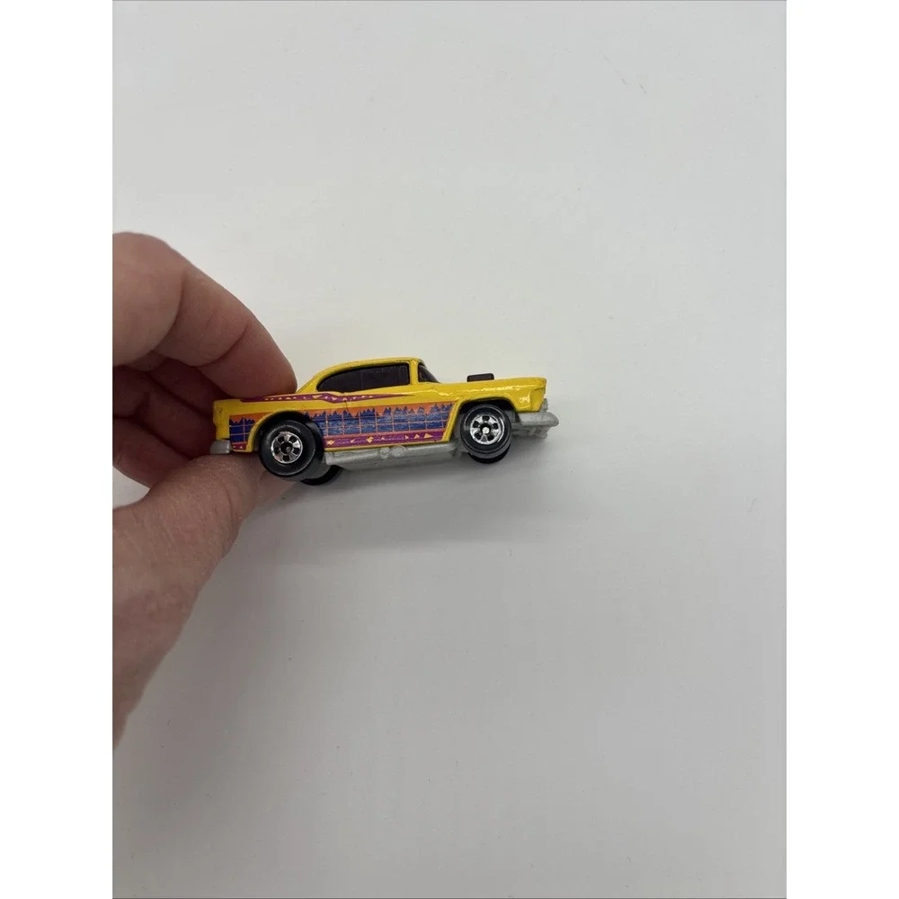 3 Vintage Hot Wheels Cars. Red Dodge , purple Off Track  Racer‎ And Yellow Chevy
